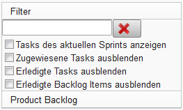 Backlog filtern