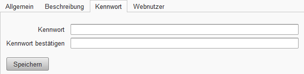 Kennwort ändern