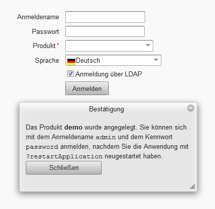 Produkt anlegen