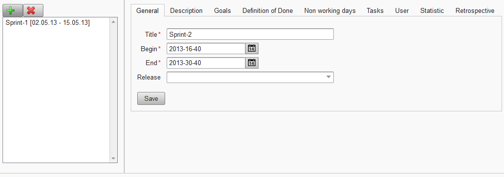 Add sprint